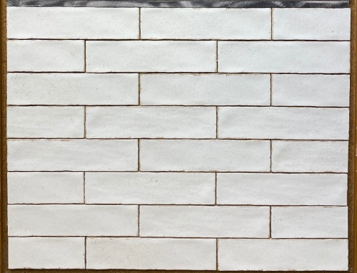 3” x 12” - Roca - Maiolica Crackled White - Ceramic Subway Tile